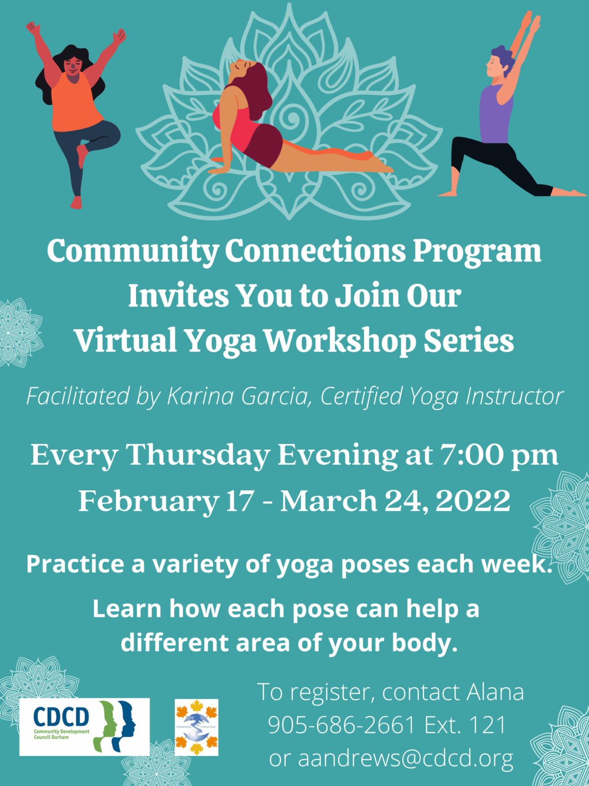 Virtual Newcomer Yoga Workshop Series – CDCD