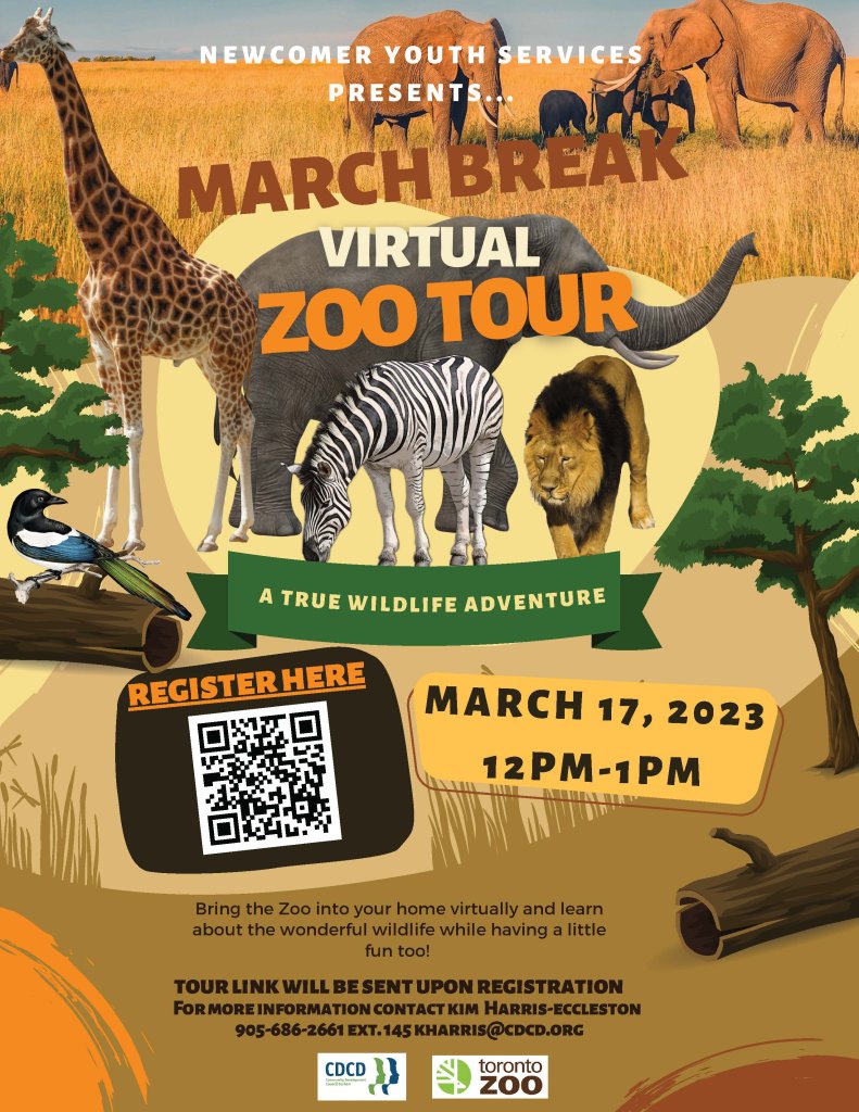 March Break Virtual Zoo Tour – CDCD